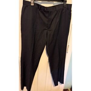 Lauren Ralph Lauren 100% Wool Dress Pants 40x30 Flat Front Green Label